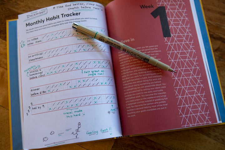 Alexi Pappas habit tracker