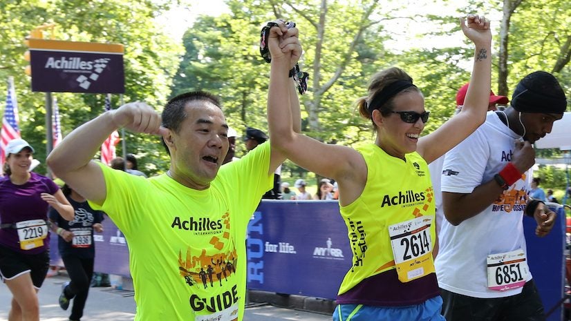 Disabled athletes are navigating running during social distancing.