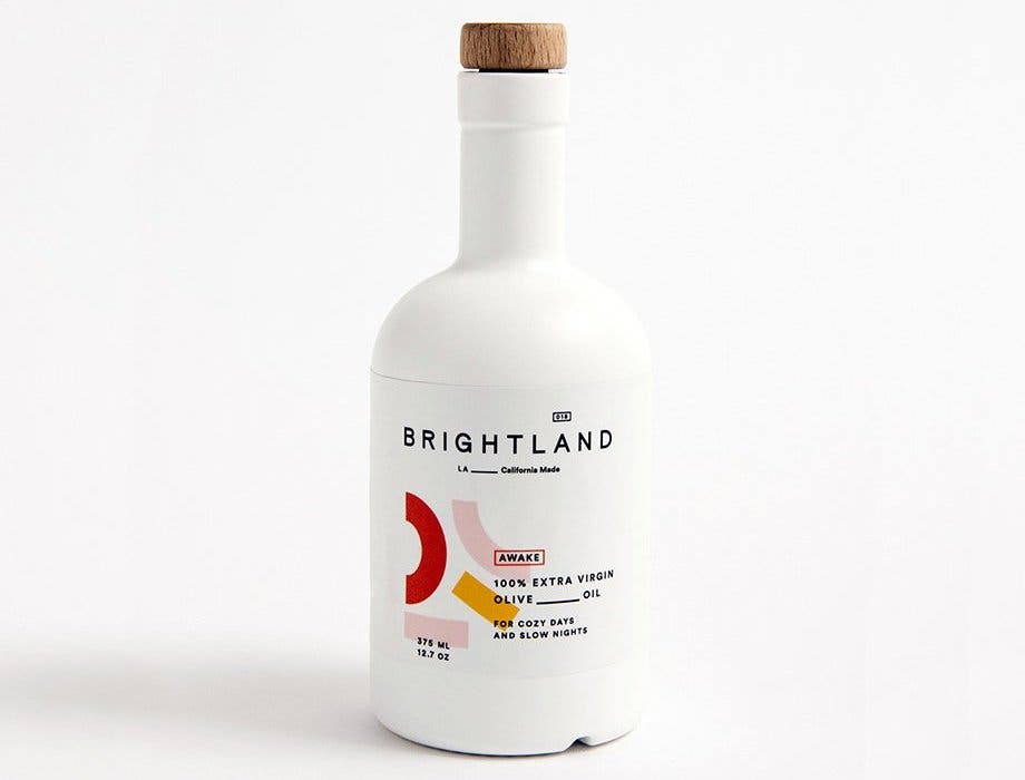 Brightland's Awake olive oil is a healthy pantry staple to keep on-hand during the holidays.