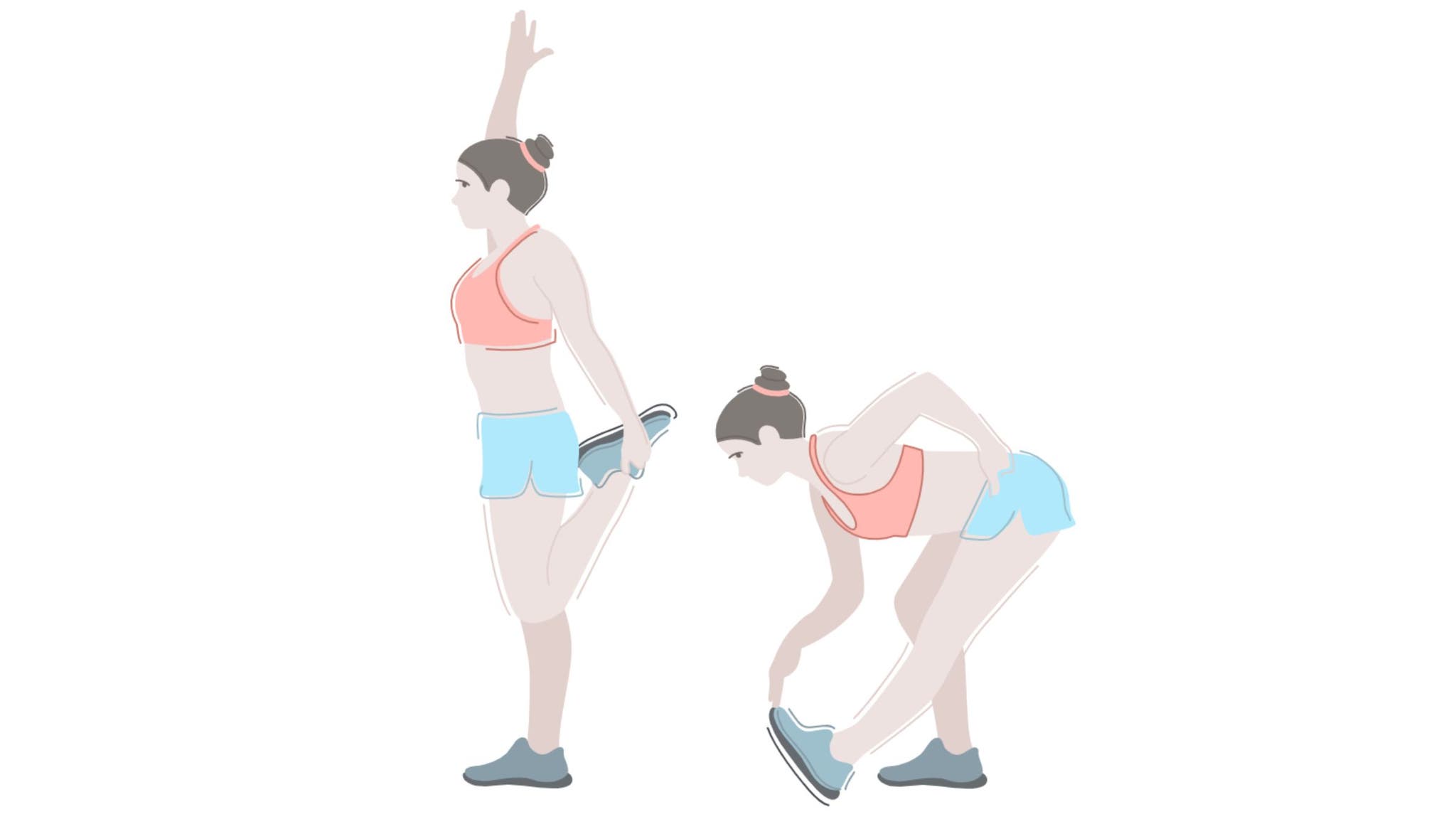 Standing Quad to Hamstring stretch