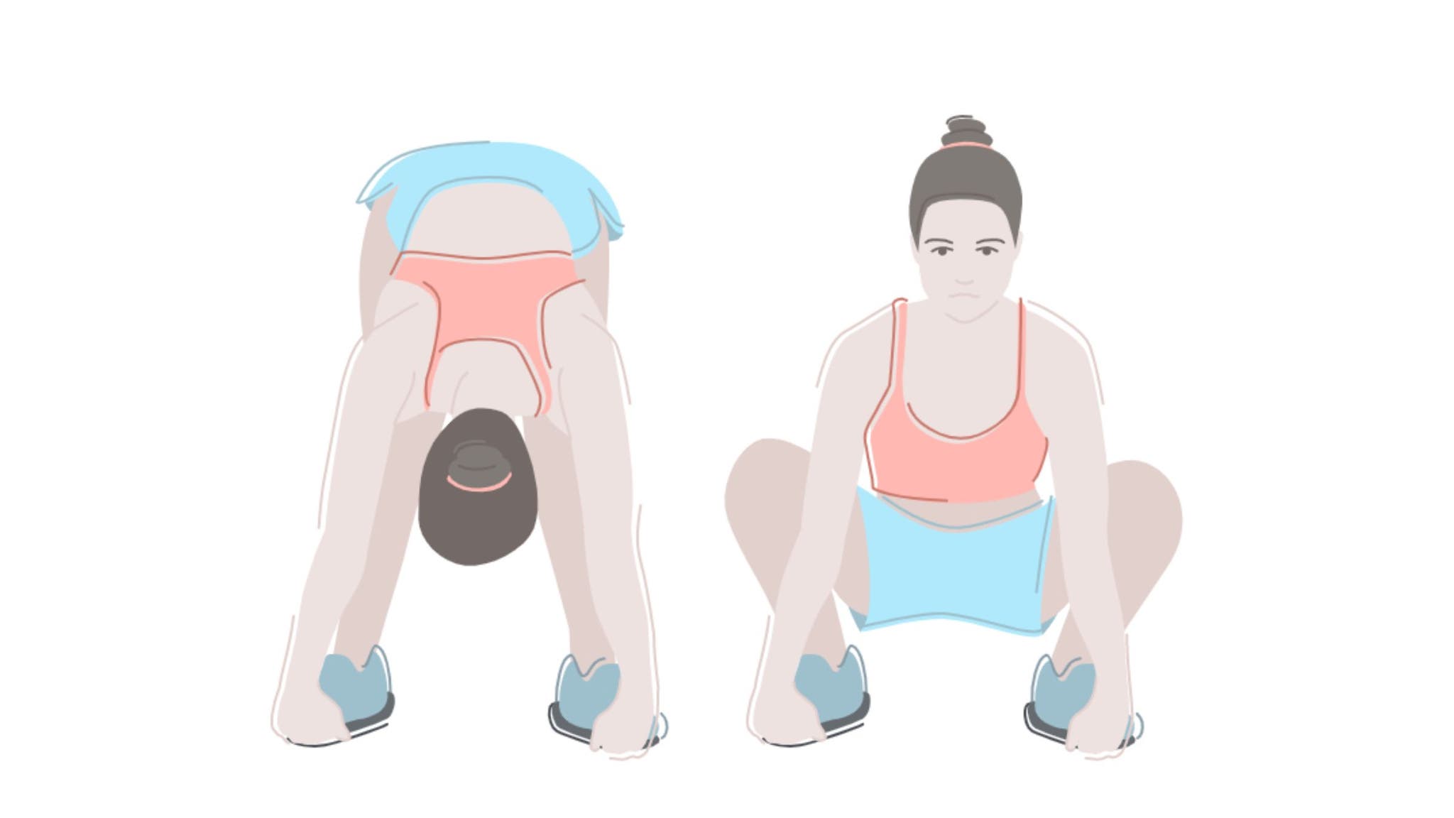 Low Squat to Hamstring Stretch