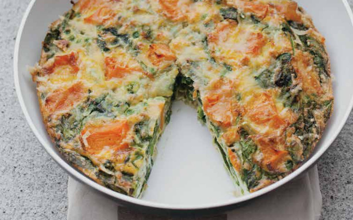 Frittata Recipe with Squash: Frittata with Butternut Squash and Basil