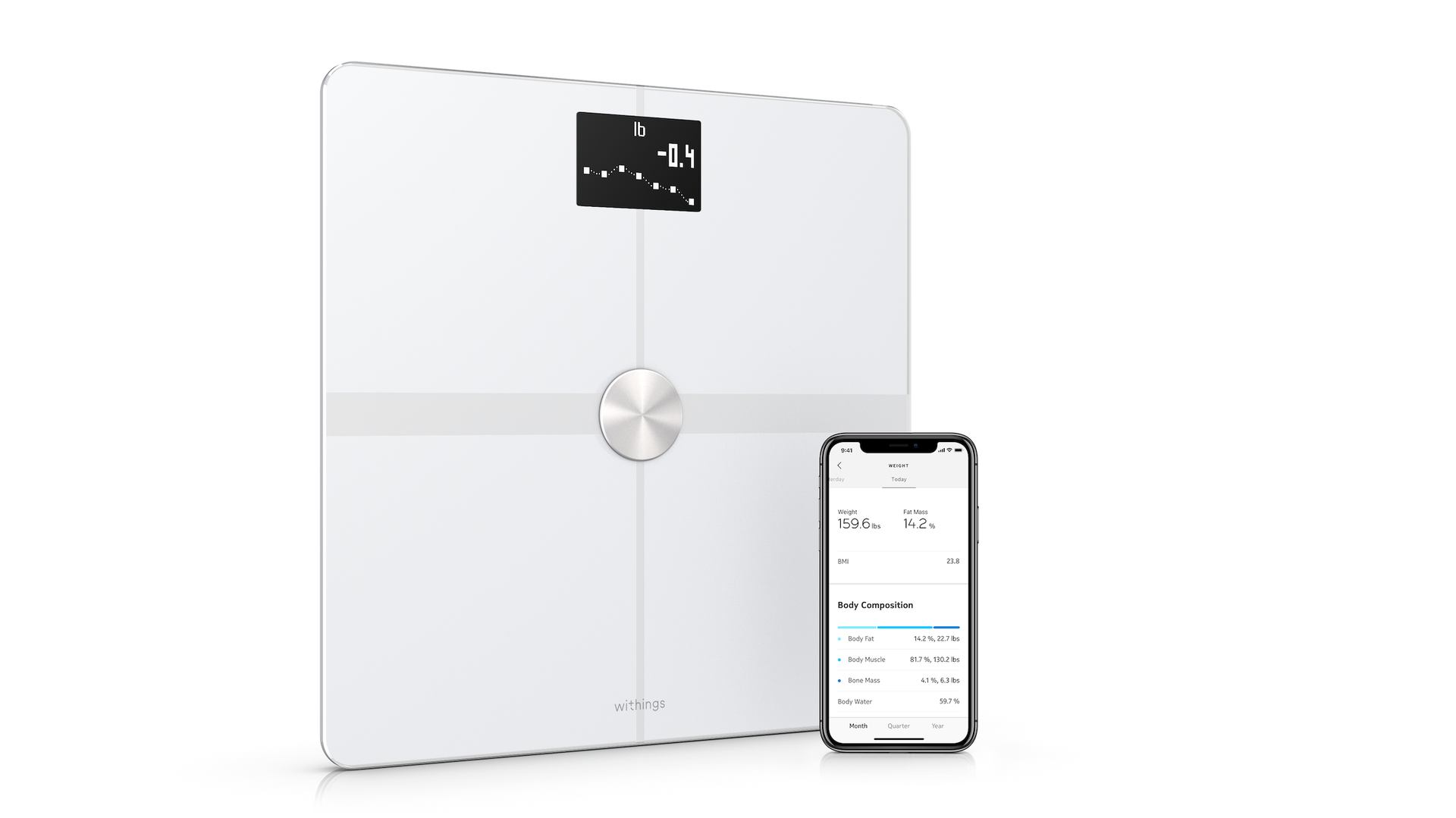 Withings body composition body weight scale