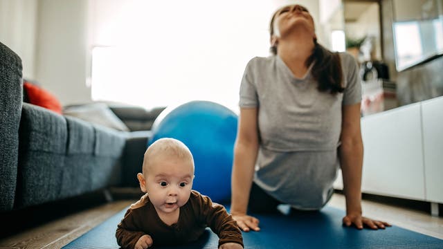 4 Moves to Help If You're a New Mom with Back Pain