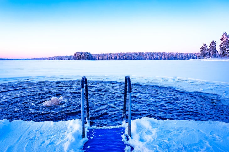 Ice baths may be one way to get rid of soreness after a hard workout.