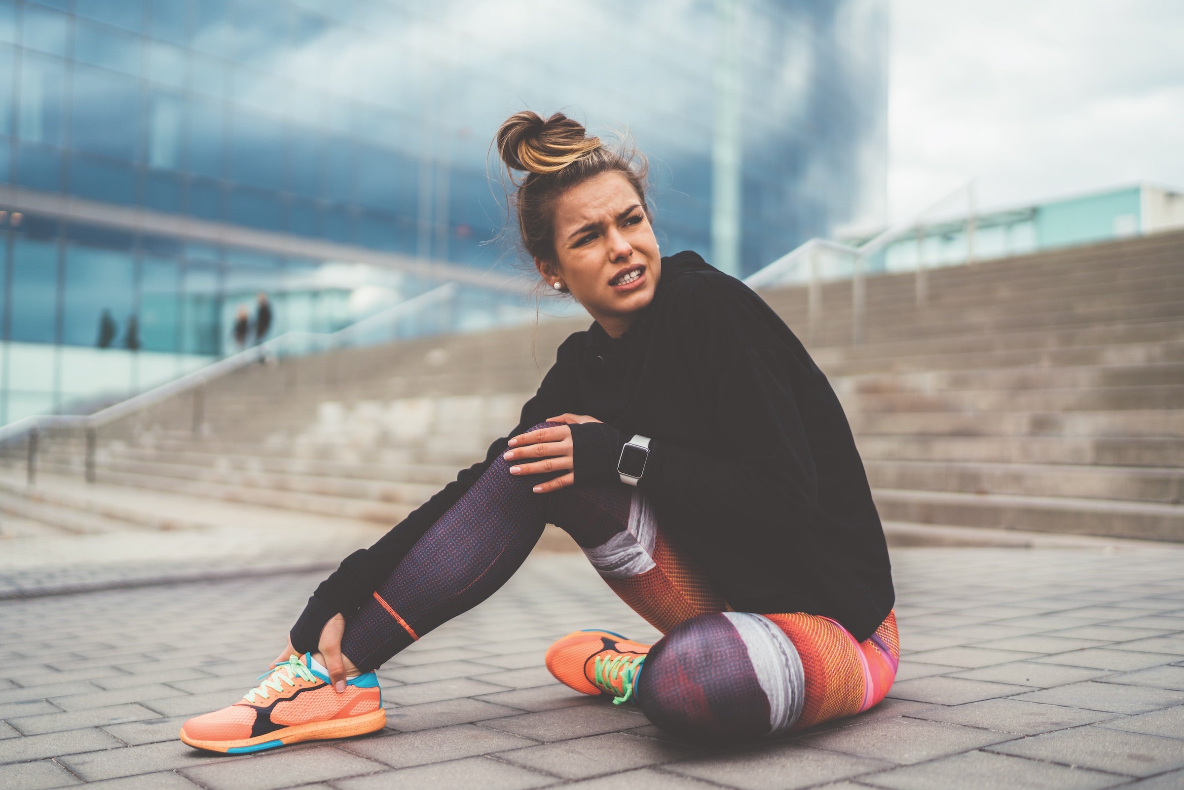 runner with stress fracture
