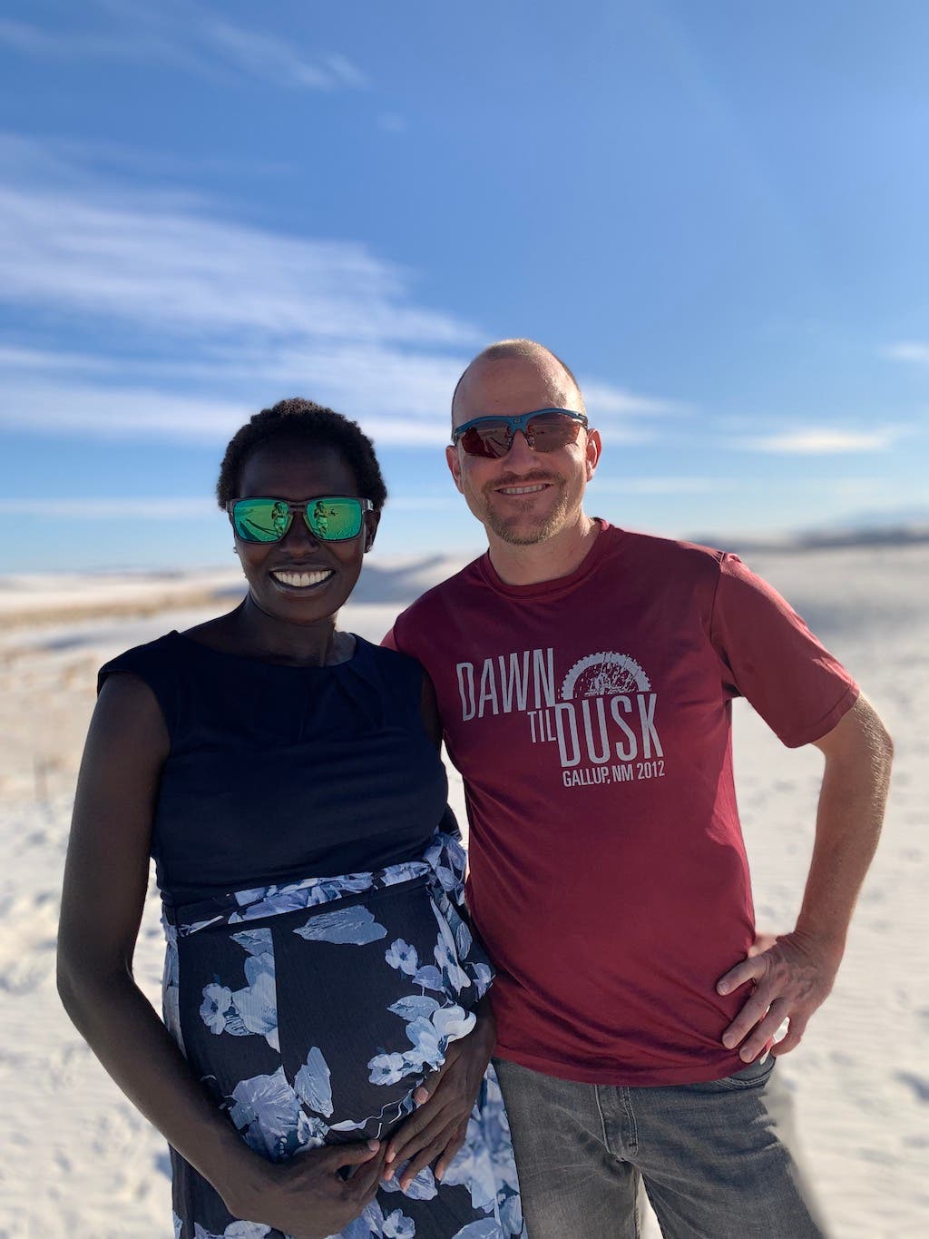 Aliphine Tuliamuk and Tim Gannon are expecting their first child in January.