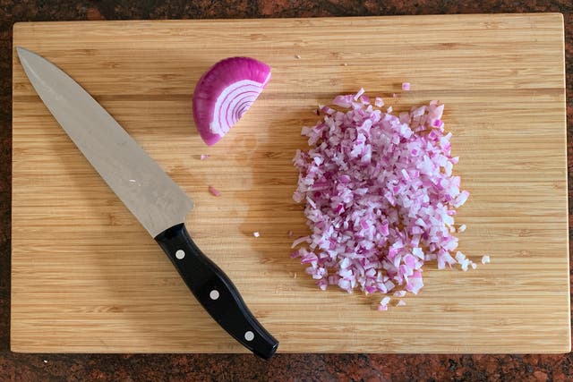 Elyse Kopecky Demonstrates the Fastest Way to Cut an Onion
