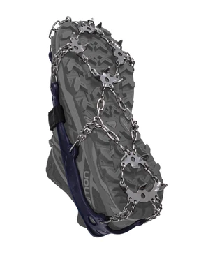 Hillsound crampons help winter running traction