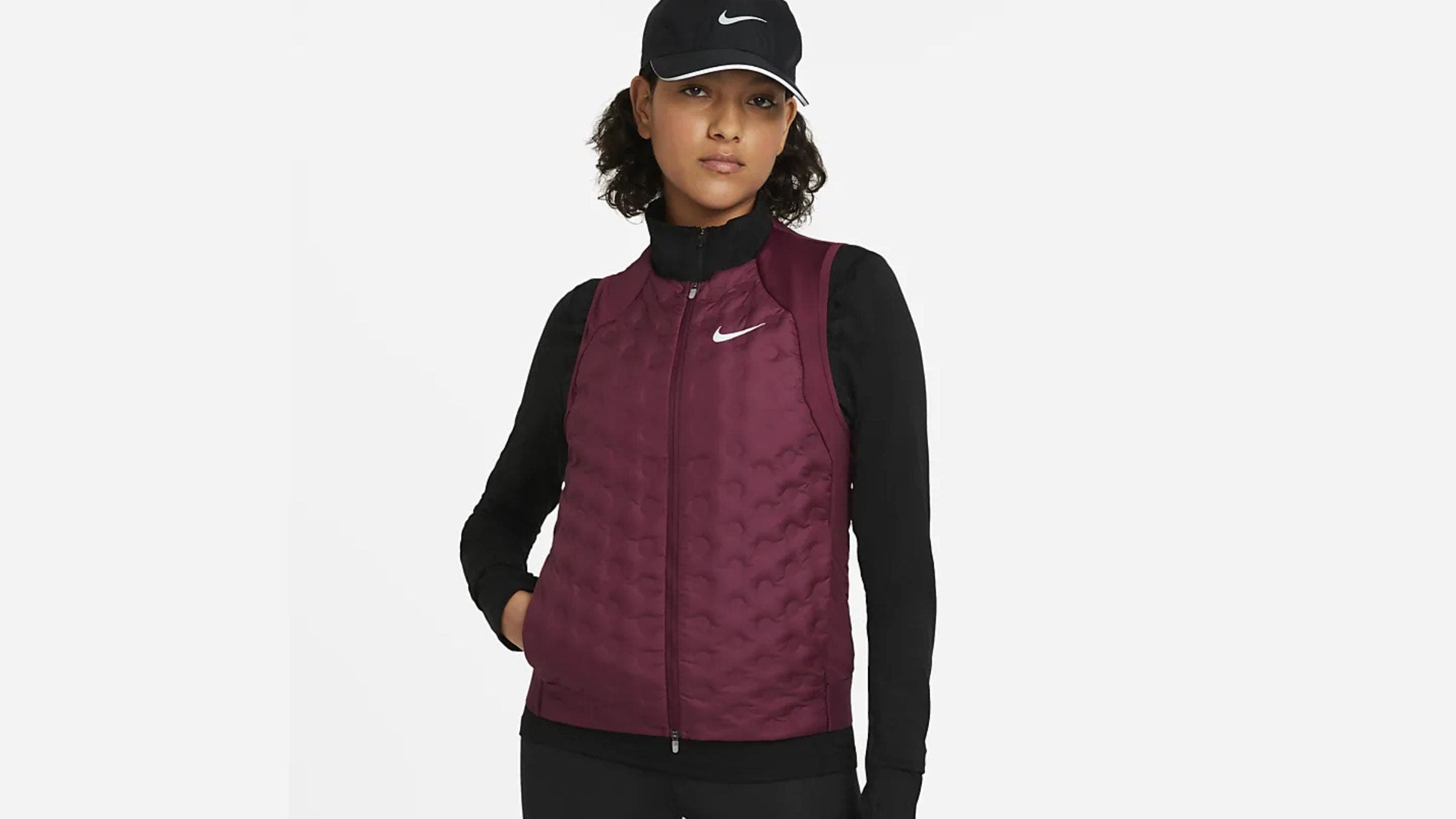 Nike Aeroloft Vest in maroon