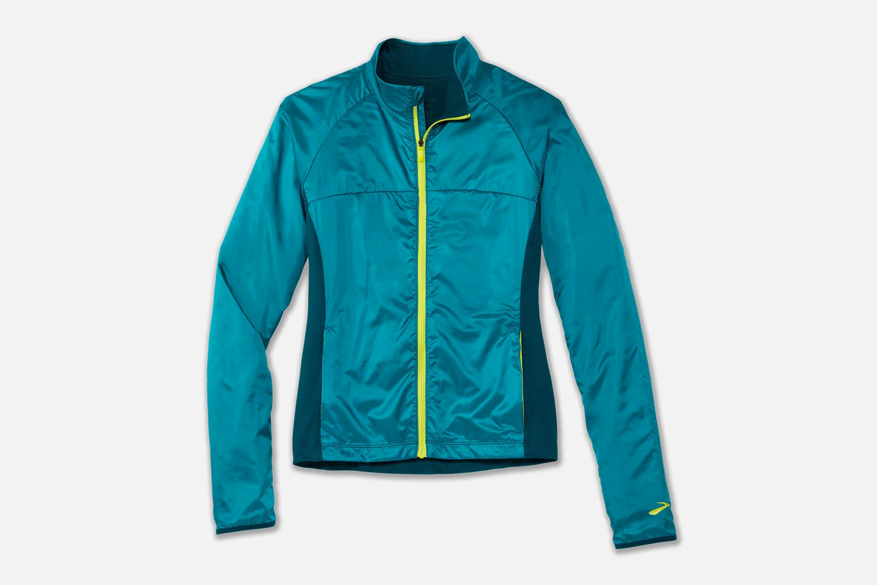 brooks windbreaker in sea green