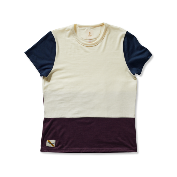 A t-shirt may not seem like winter running clothes, but this colorblocked one from Tracksmith is.