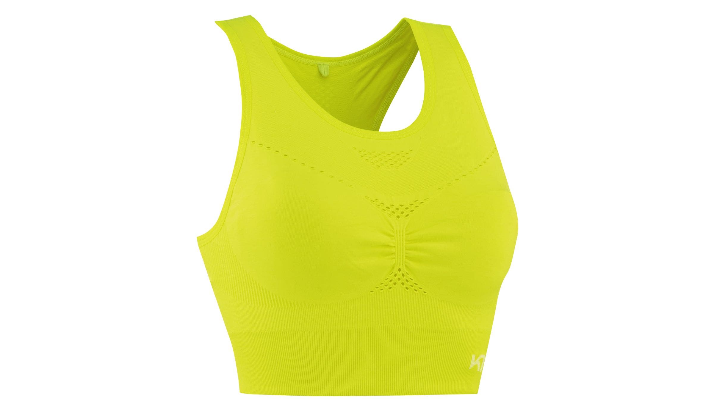 Neon yellow Kari Traa Ness Sports Bra