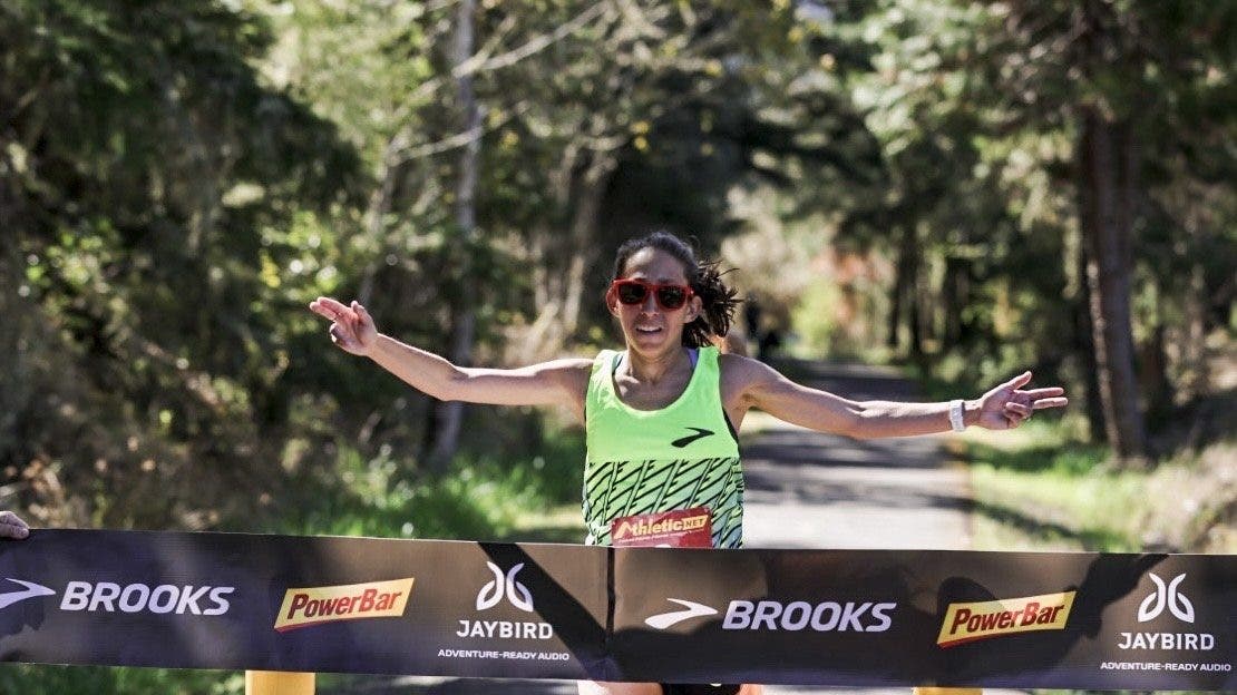 Des Linden sets 50K record