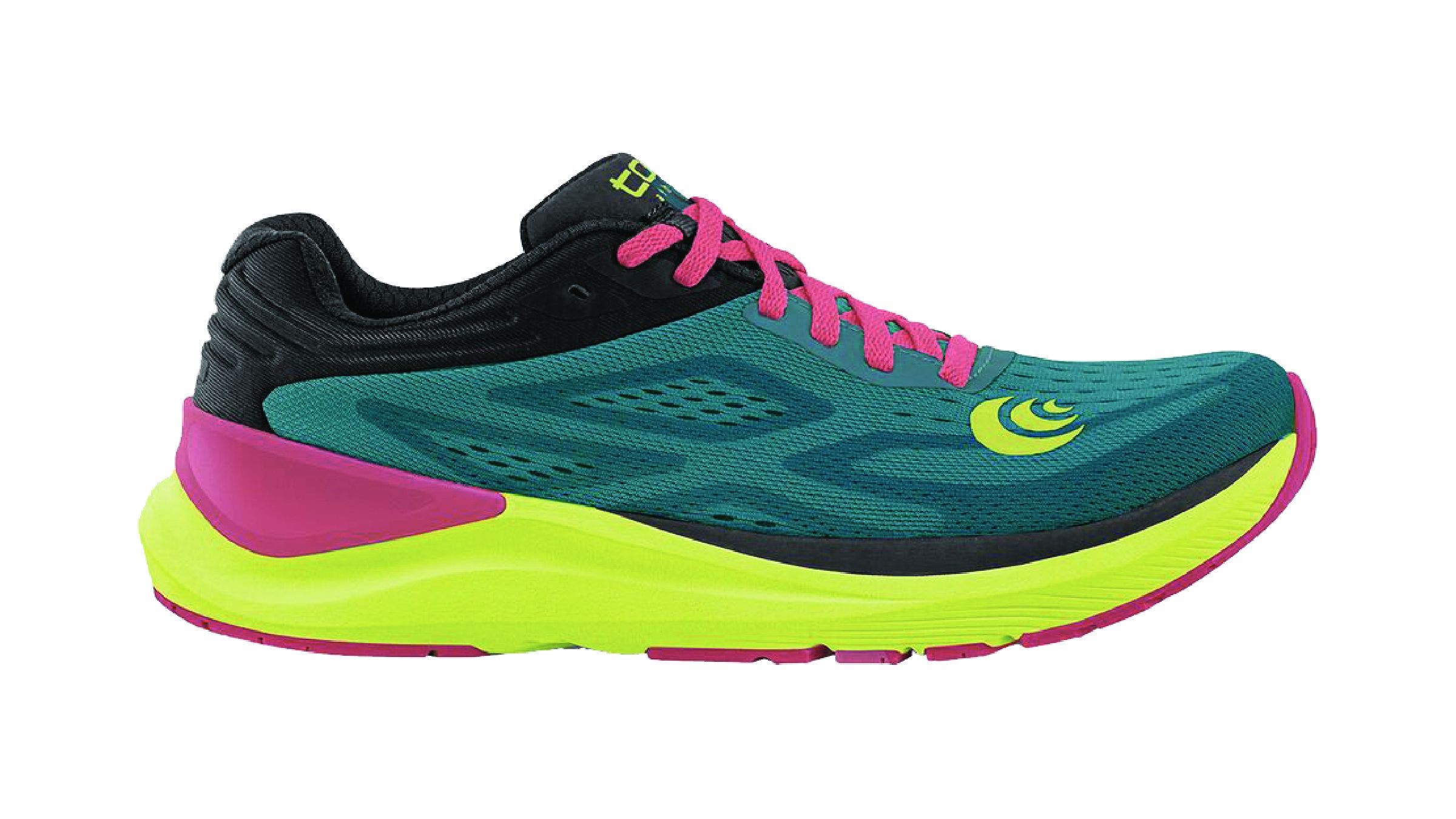 Multi-colored Topo Athletic Ultrafly 3 running shoe