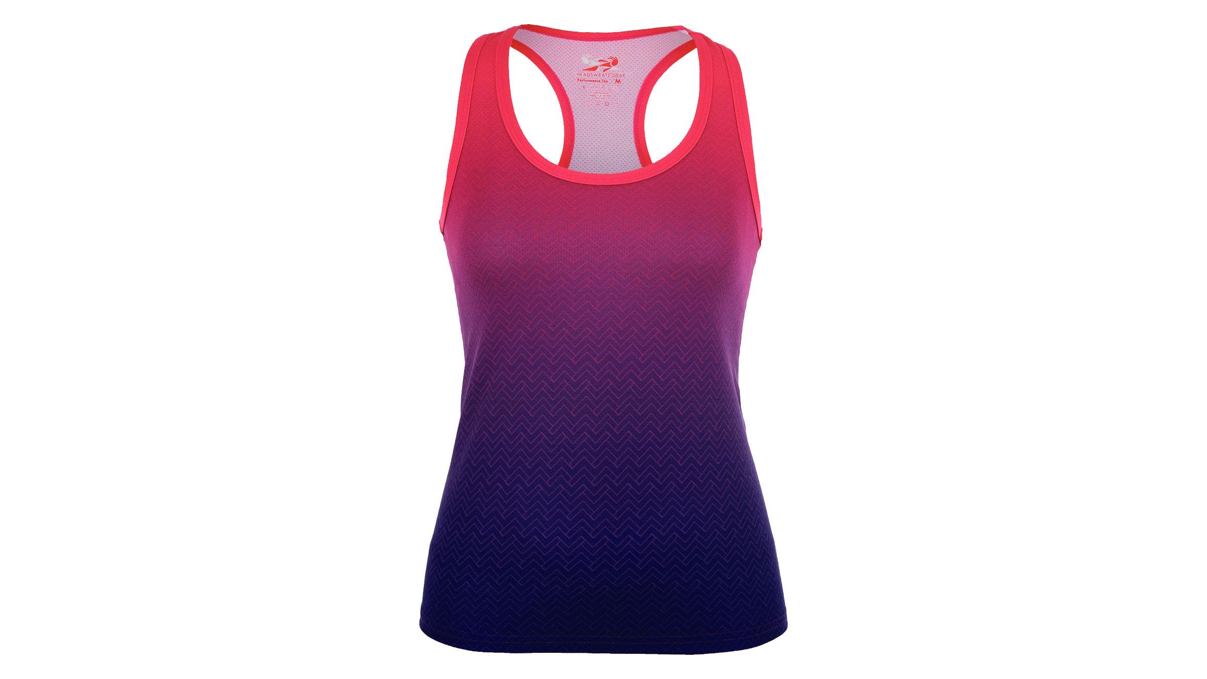 Pink to purple gradient Headsweats Berries Singlet tank top