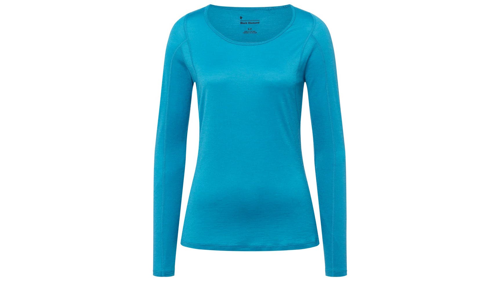 black diamond long sleeve running top in blue