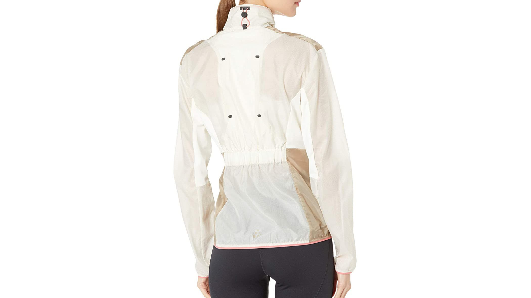 craft sports pro running jacket in whisper