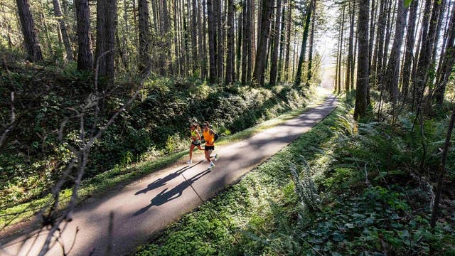 Des Linden’s 50K in Photos