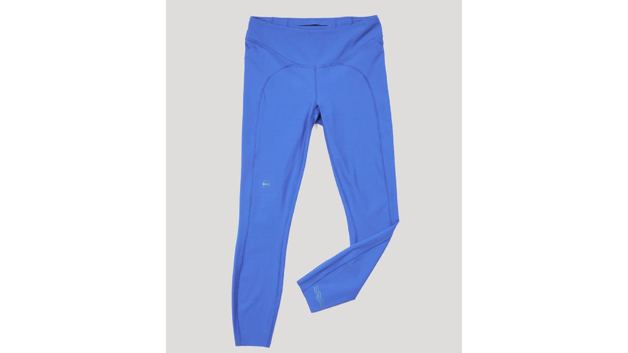 Powder blue running tights