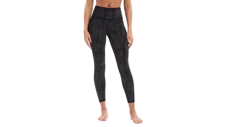 Black patterned leggings