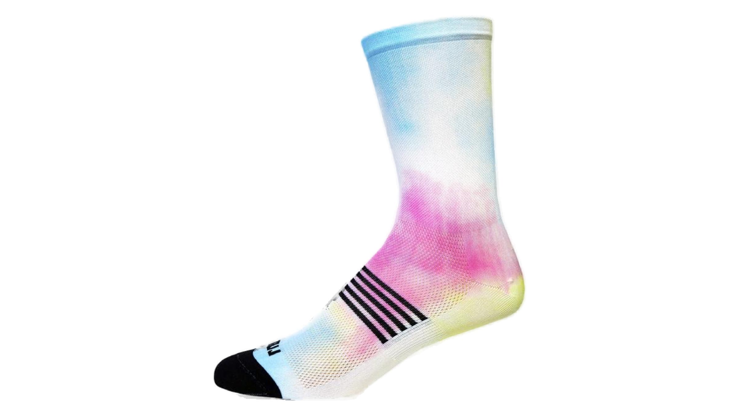 Rainbow-colored sock