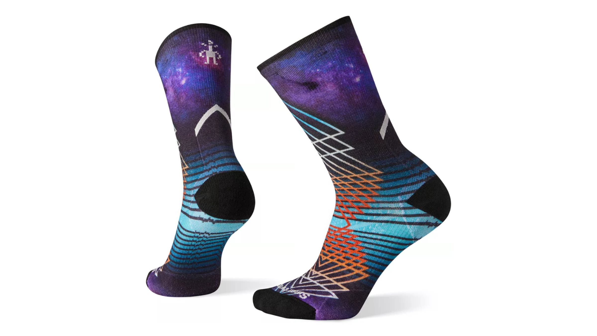 Multicolored crew socks