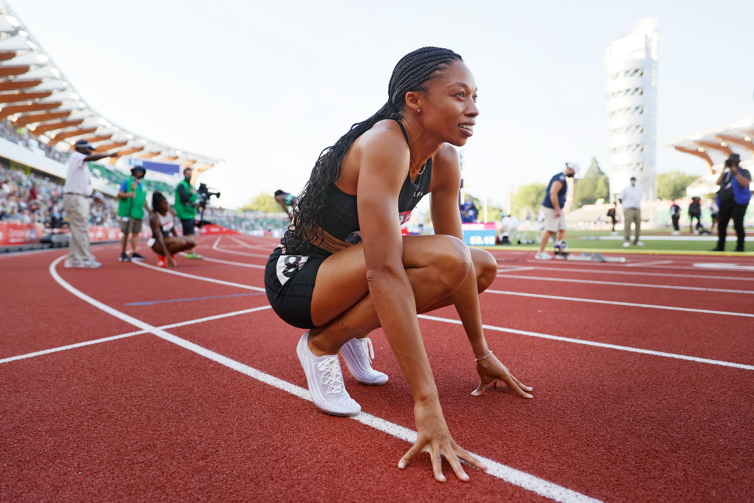 Allyson Felix launches "Saysh" racing spike and lifestyle brand