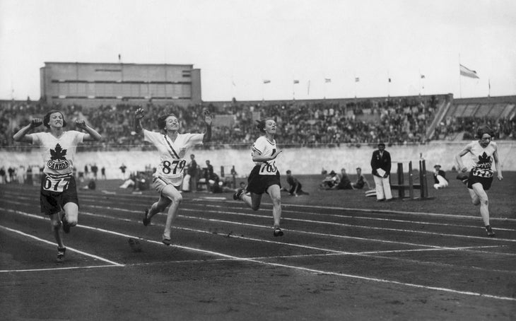 A history of women's running