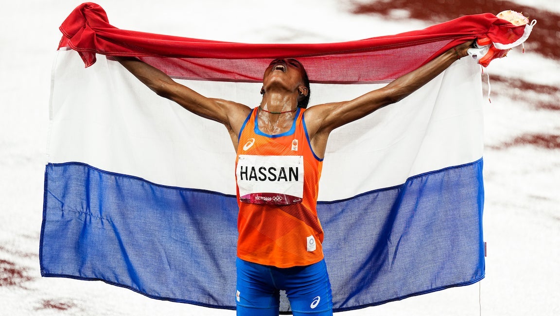 Dutch runner Sifan Hassan wins 5000m in first step in treble gold bid