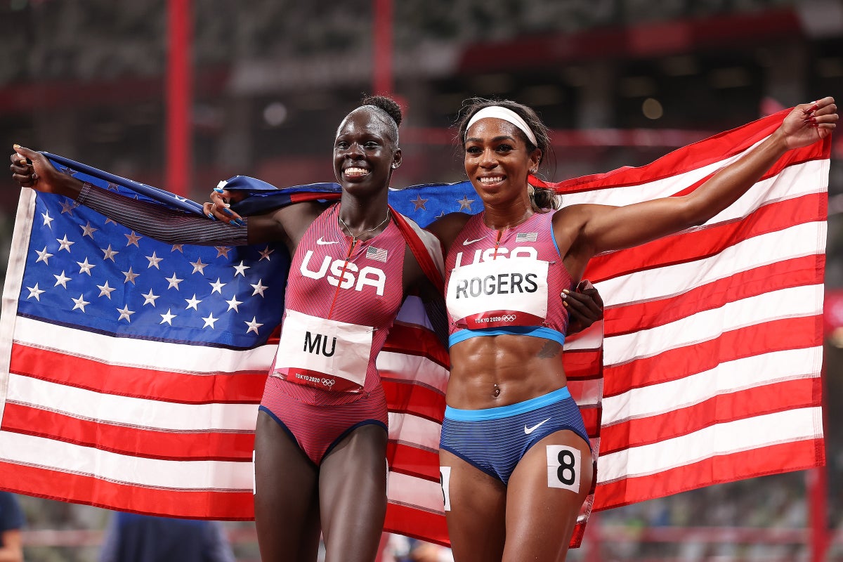 Athing Mu Wins 800m Gold; Raevyn Rogers Bronze - Women's Running