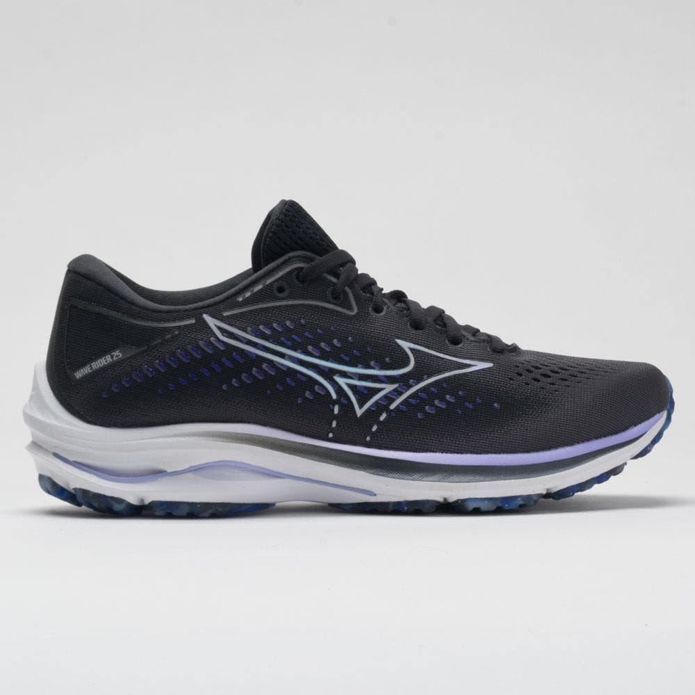 Mizuno wave rider in black and purple