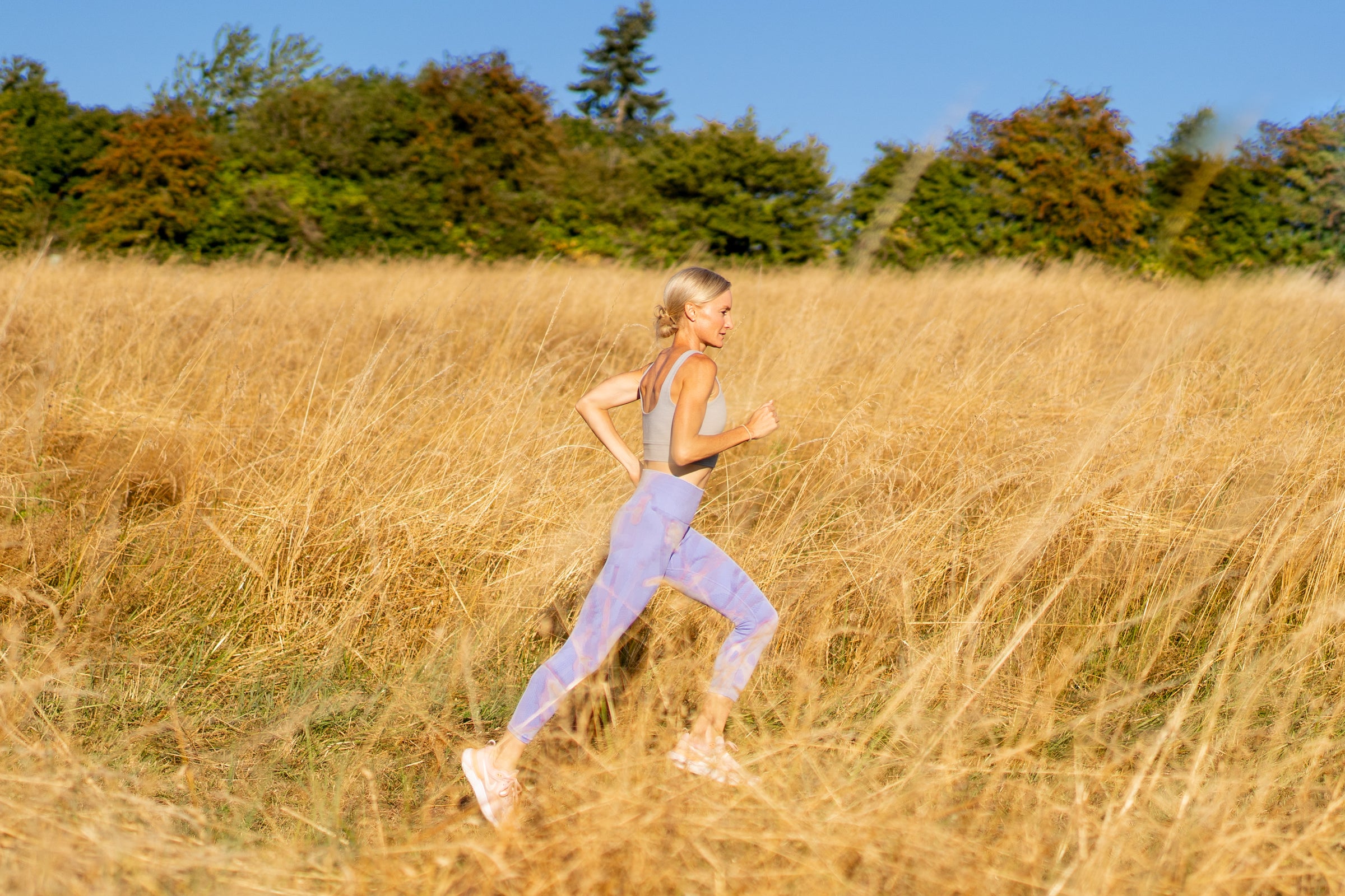 Shalane Flanagan runs outside