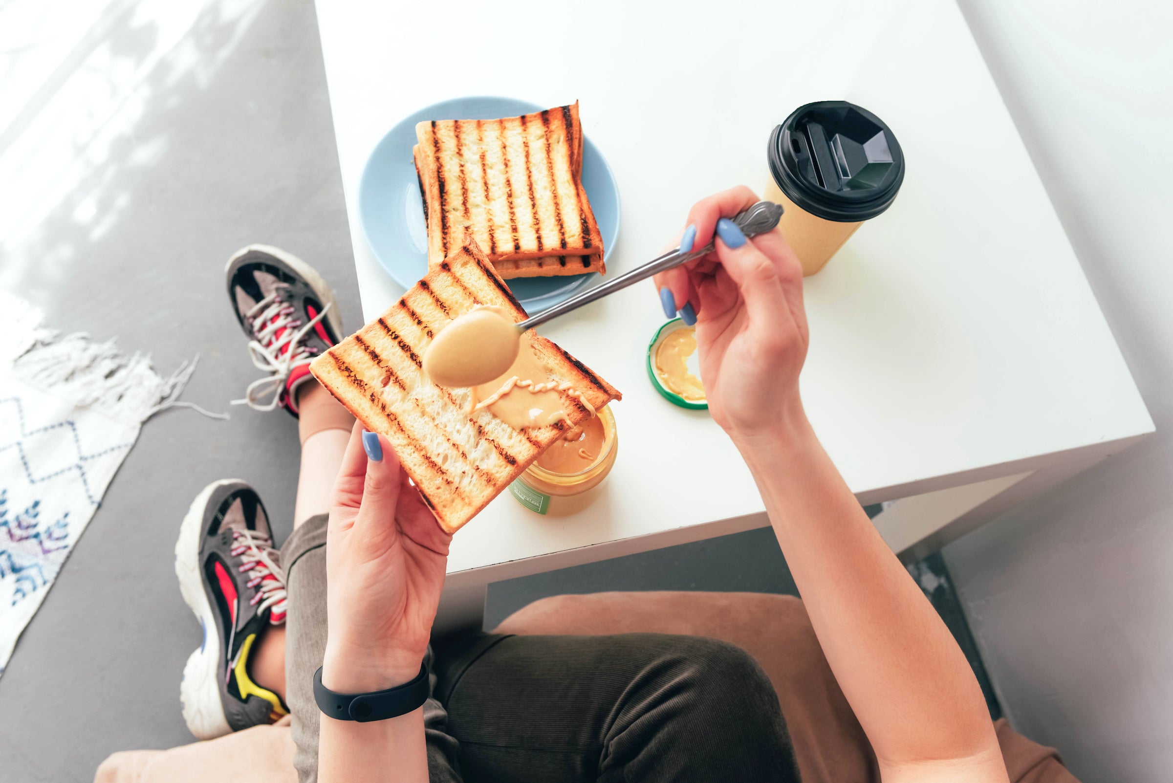 peanut-butter-toast-snack