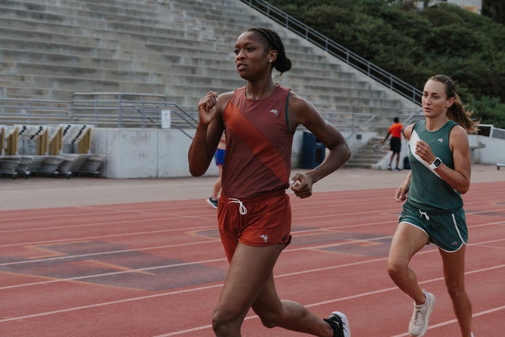 Out and about in new gear from Tracksmith's Session Collection