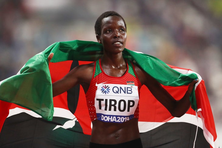 Agnes Tirop in 2019