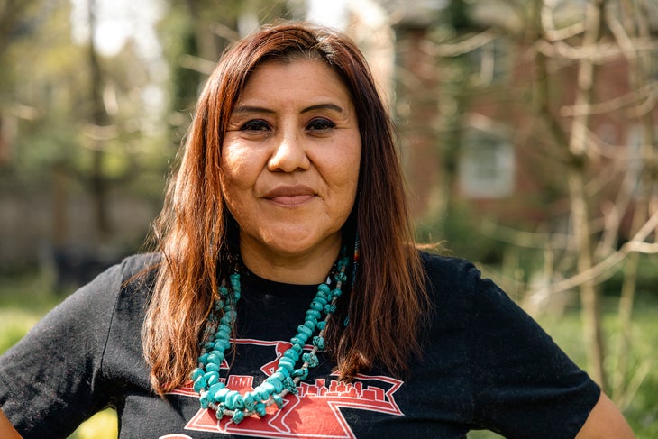 Native Women Running