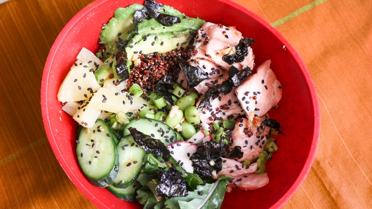 This Salmon Bowl Gives You a Boatload of Nutrition Any Time of Day