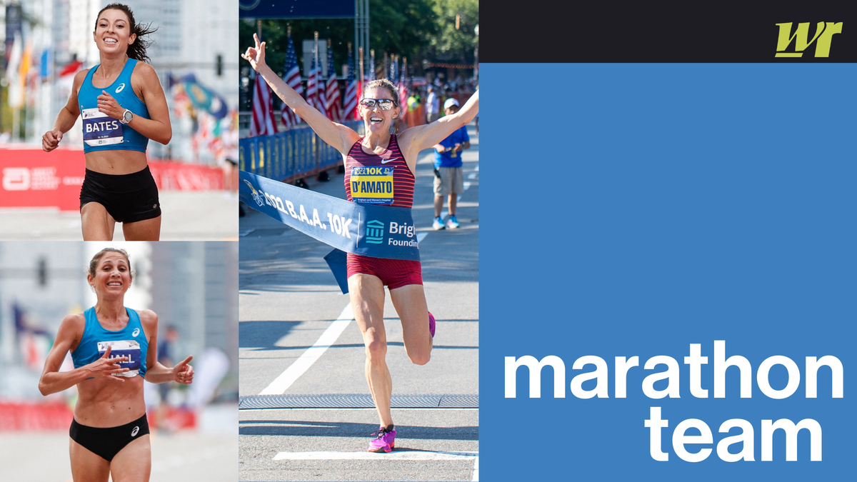 Sara Hall, Emma Bates, Keira D'Amato U.S. Women's Marathon Team