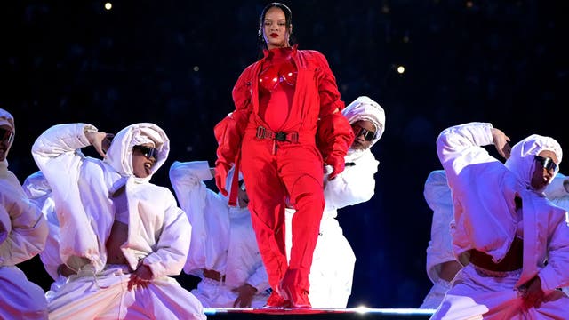 Salomon Wins the Super Bowl With Rihanna’s Red Sneakers