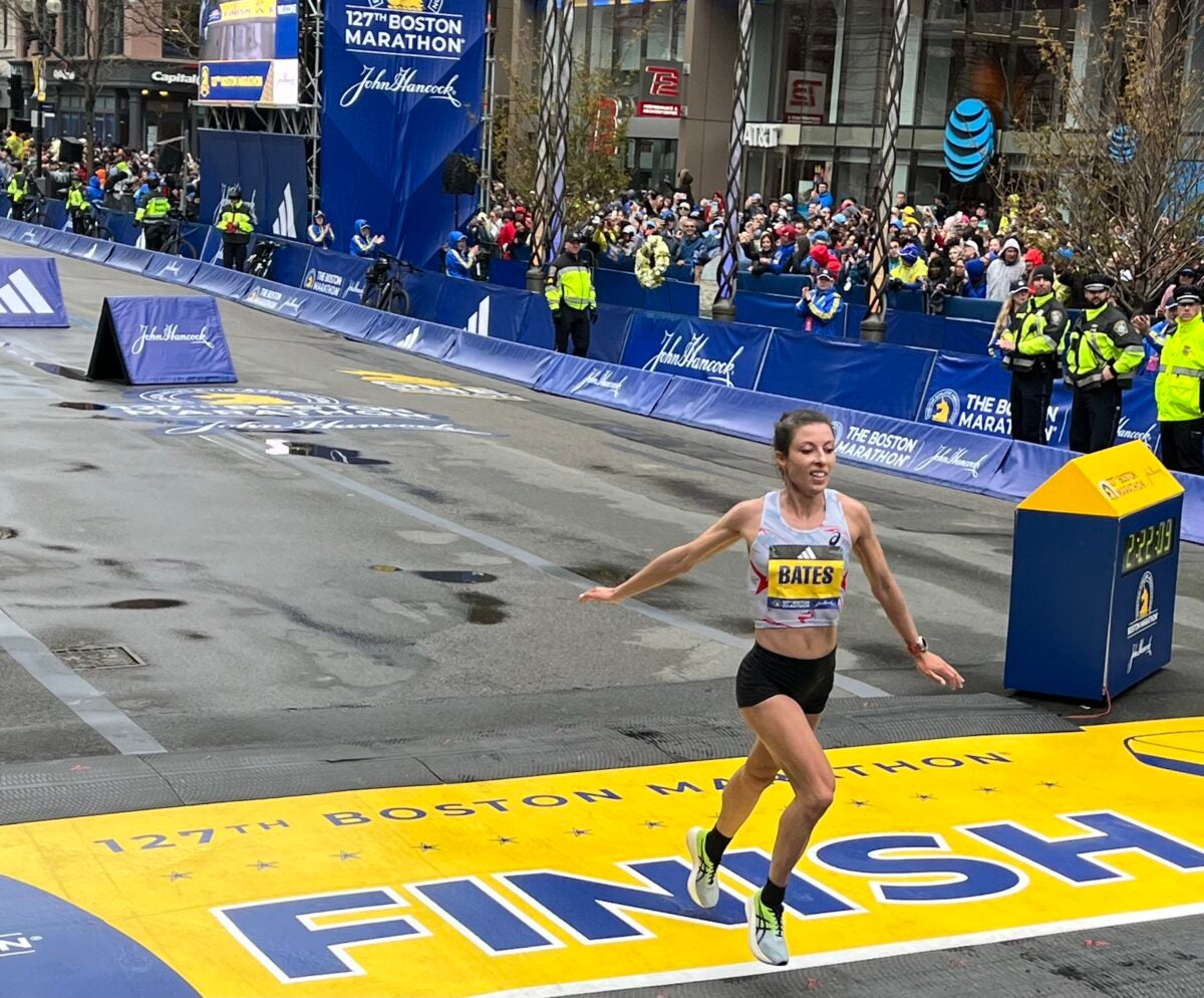 Americans Led By Emma Bates at the 2023 Boston Marathon Women