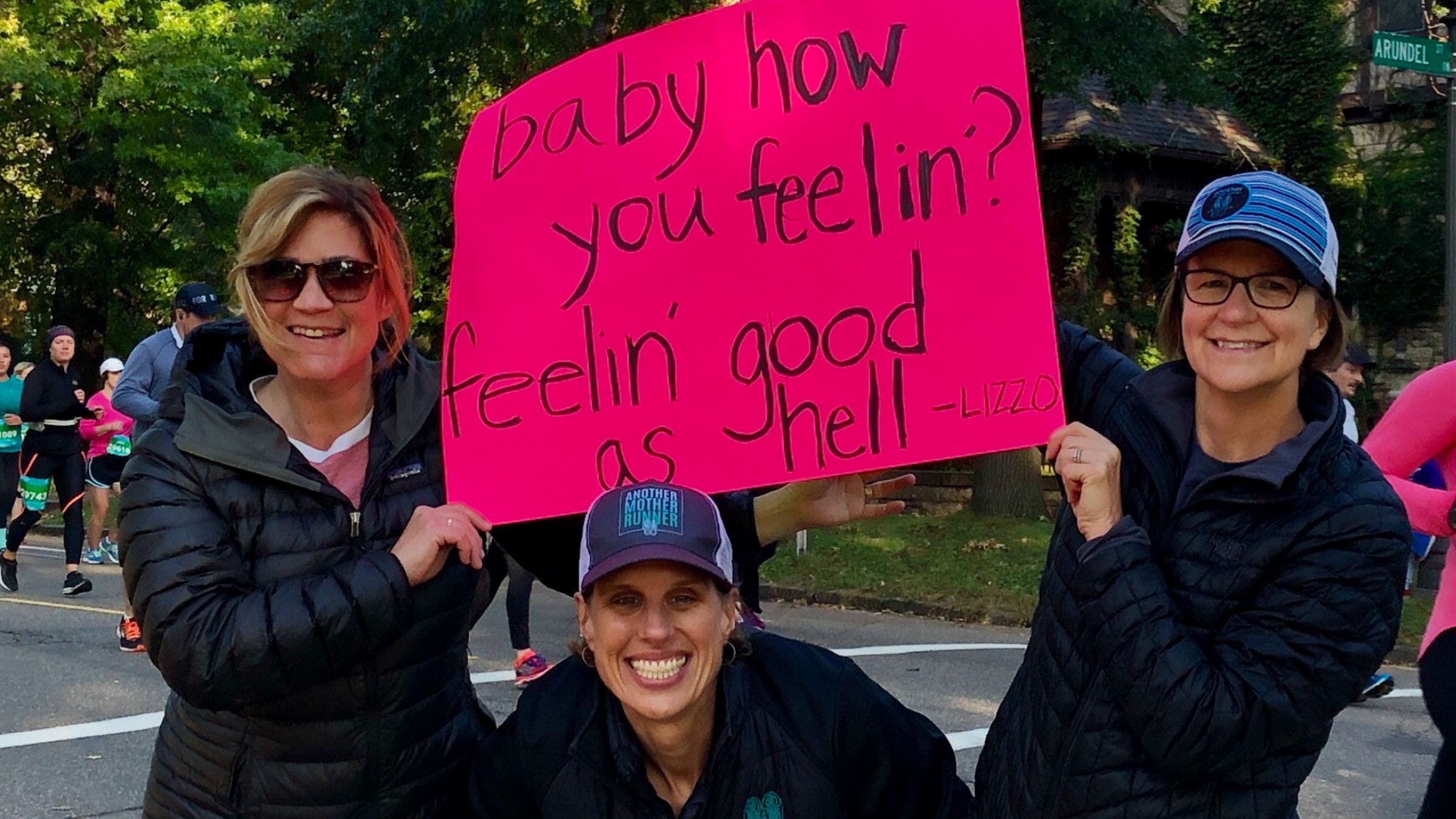 Cheering is being part of the community