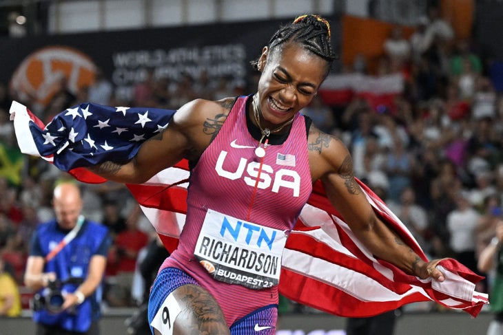 Sha'Carri Richardson wins 100, claims fastest woman in world title