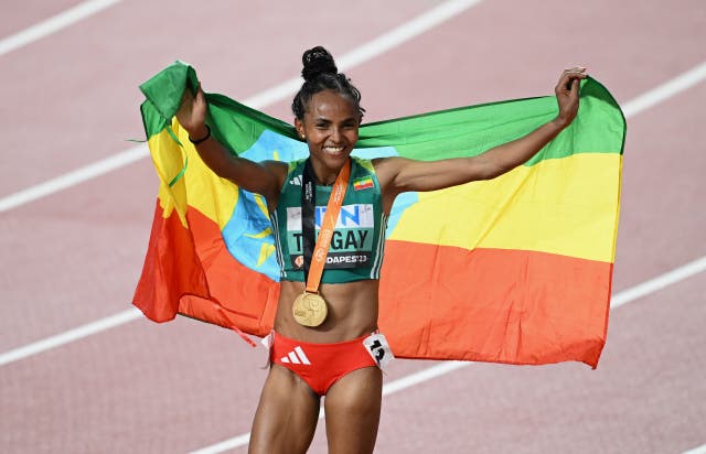 Gudaf Tsegay Takes the Title in the 10,000 Meter World Championship