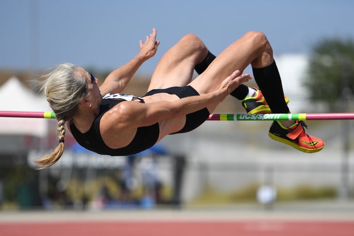 Sue McDonald high jump