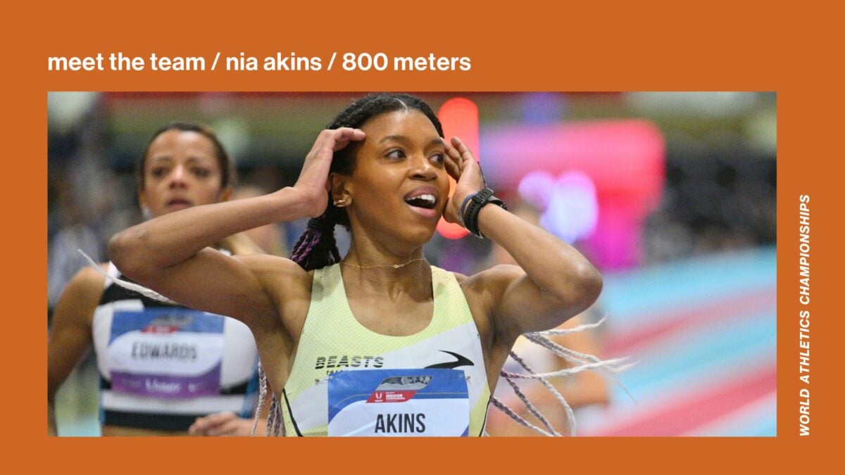 U.S. 800 Meter Champion Nia Akins Excels in Her “Junior Year”