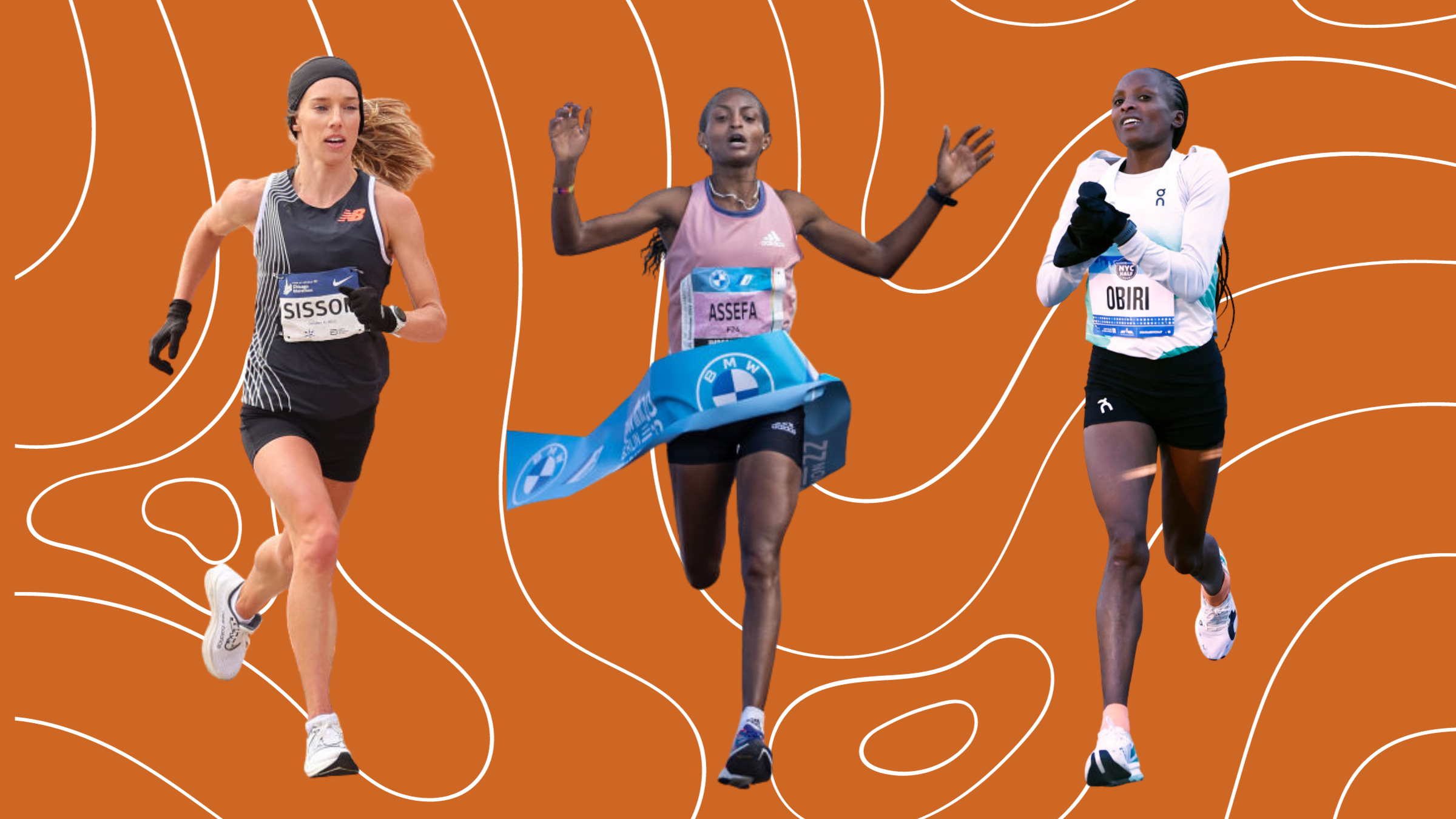 Strava data on women marathoners