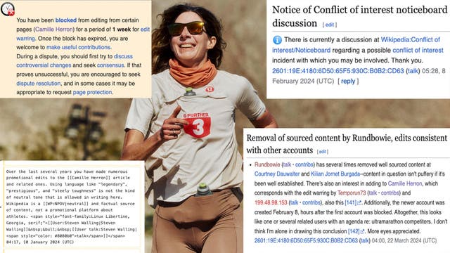 A Prominent Ultrarunner Became the Focal Point of an Investigation Into Wikipedia Edits