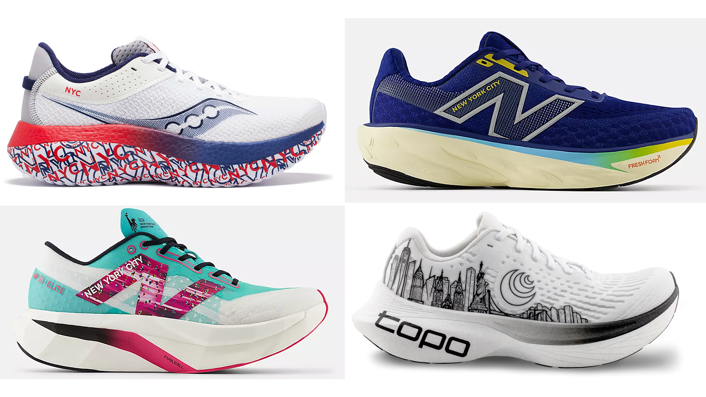 2024 New York City Marathon-themed shoes